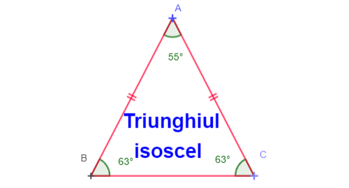 Proprietățile Triunghiului Isoscel